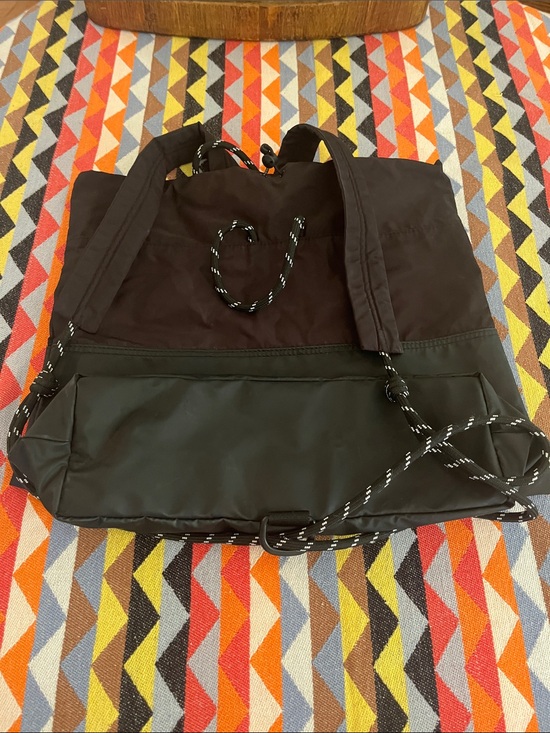 Adidas by Stella McCartney Black Drawstring Backpack Tote main image 5